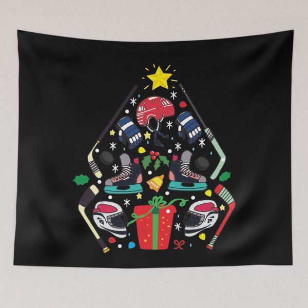 Item preview, Ice Hockey Christmas Tree Funny Gift designed and sold by rafaeltto.