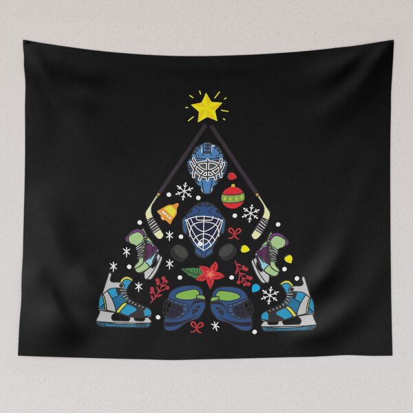 Item preview, Ice Hockey Christmas Tree Funny Gift designed and sold by rafaeltto.