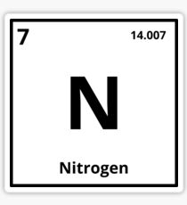 Nitrogen Stickers | Redbubble