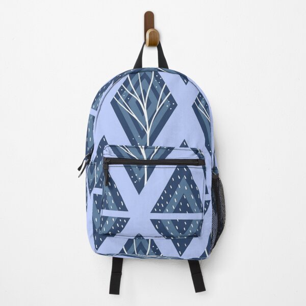 Item preview, Geometric Blues - Winter Trees designed and sold by pugmom4.