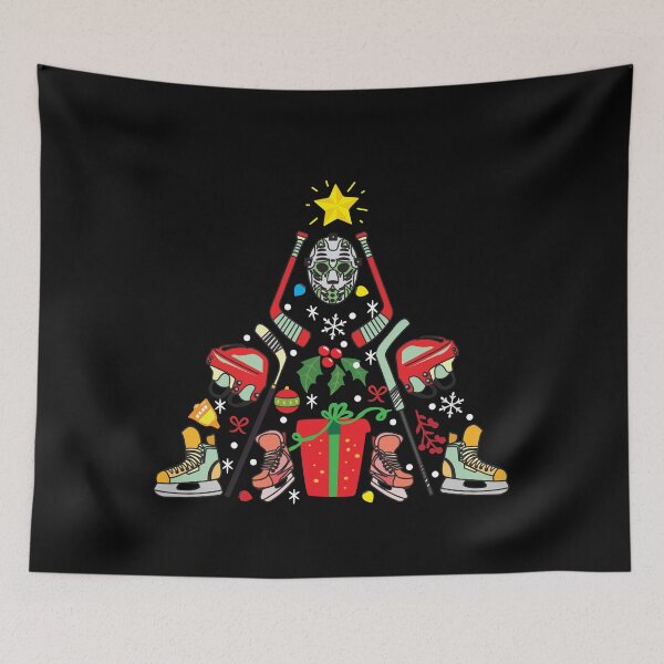 Item preview, Ice Hockey Christmas Tree Funny Gift designed and sold by rafaeltto.