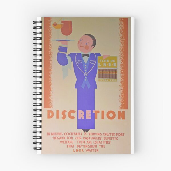 Item preview, Vintage LNER poster advertising on train dining services designed and sold by Random Railways.