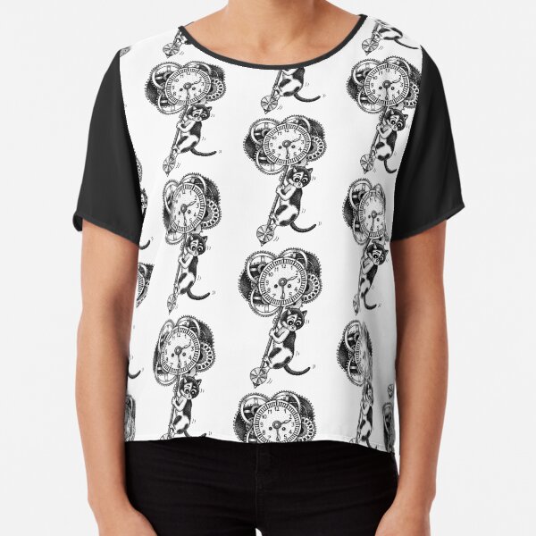 Uhrwerk Chiffon Top