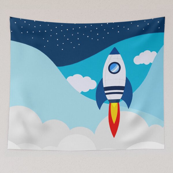 Item preview, Rocket in the sky designed and sold by MarcSabuncu.