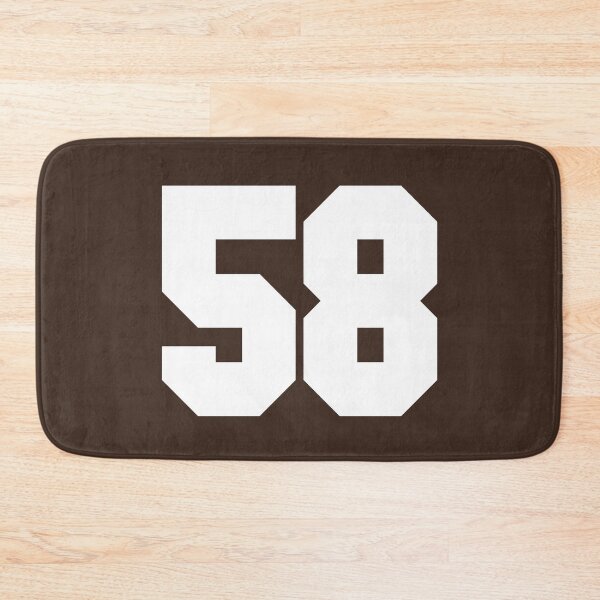 Item preview, 58 Number Cleveland Sports Fifty-Eight Brown Jersey designed and sold by HelloFromAja.