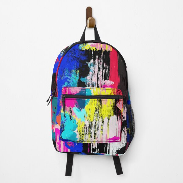 Item preview, Abstract multicolor dynamic artistic background with creative splashes and shabby brush strokes effect. designed and sold by FENIO.