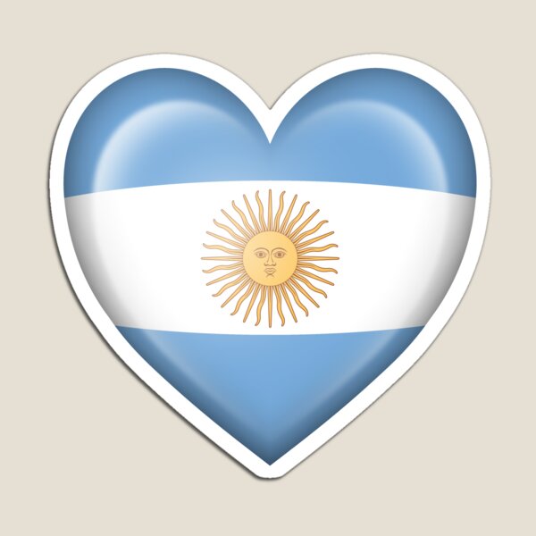 Item preview, Argentinian Heart Flag designed and sold by JeffBartels.