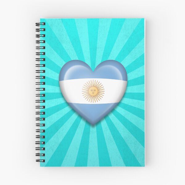 Aperçu de l'œuvre Drapeau coeur argentin créée et vendue par JeffBartels.