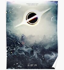 Schwarzes Loch-fiktiver Teaser-Film-Plakat-Entwurf Poster