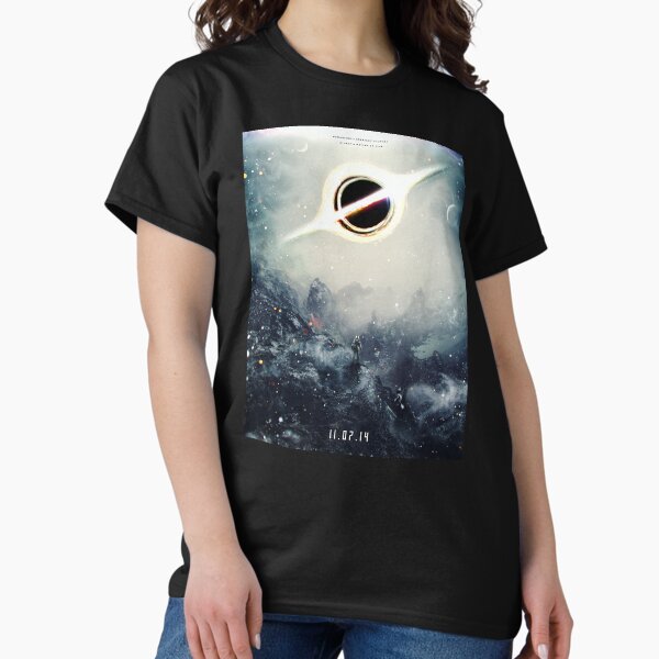 Black Hole Fictional Teaser Movie Poster Design Classic T-Shirt