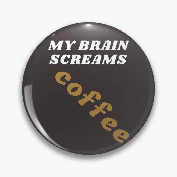 Item preview, My. brain scream coffee tees designed and sold by Shevonda Thomas.