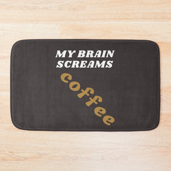 Item preview, My. brain scream coffee tees designed and sold by Shevonda Thomas.