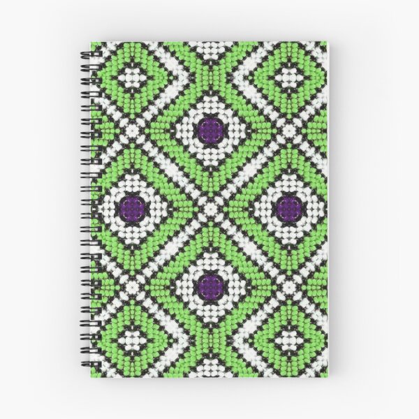 Item preview, Traditional Beads for Africa, African beadwork, Green diamonds designed and sold by ZenArt-Fern.