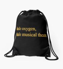 Atme Musiktheater aus. Rucksackbeutel