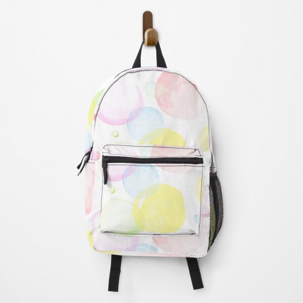 Item preview, Watercolor seamless pattern with colorful transparent balls or spheres designed and sold by Bellefotos.