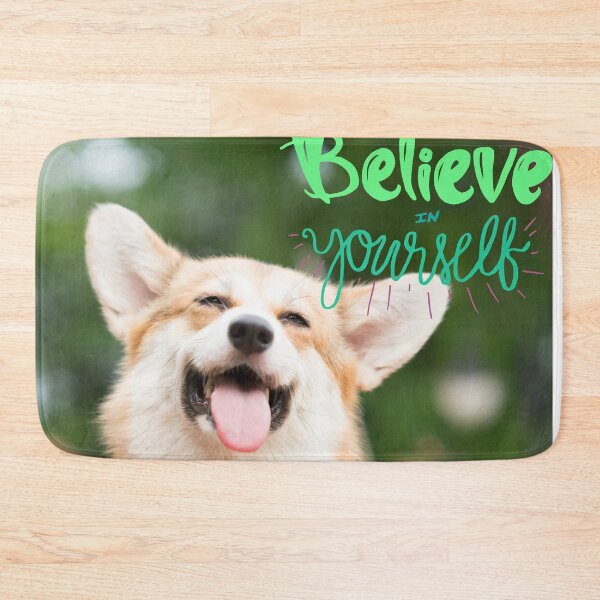 Artikelvorschau, Fun Corgi Glaube an dich selbst, kawaii entworfen und verkauft von SpicyCherrys.