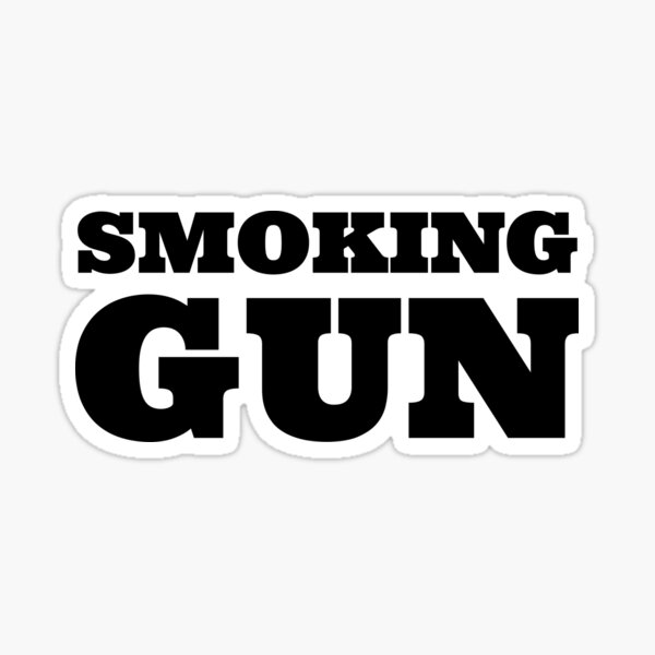Smoking Gun Sticker