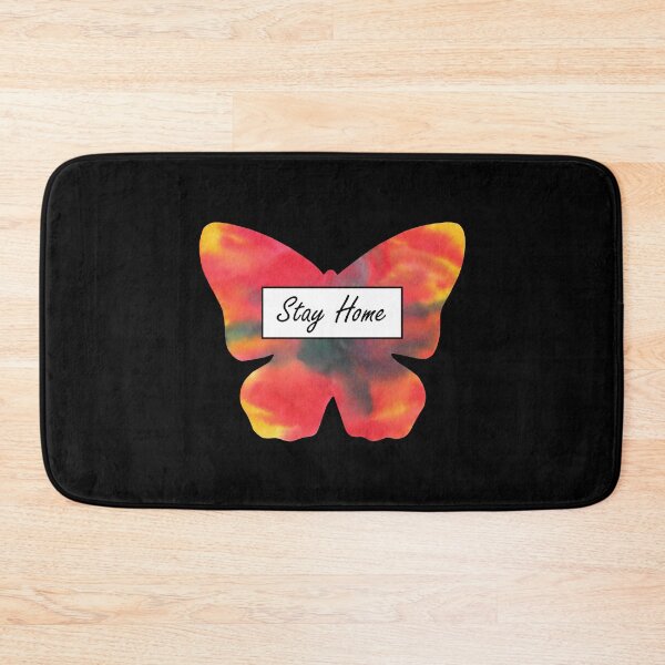 Item preview, A Part Together Game - Stay Home - mottled red butterfly designed and sold by Jenni Ivins.