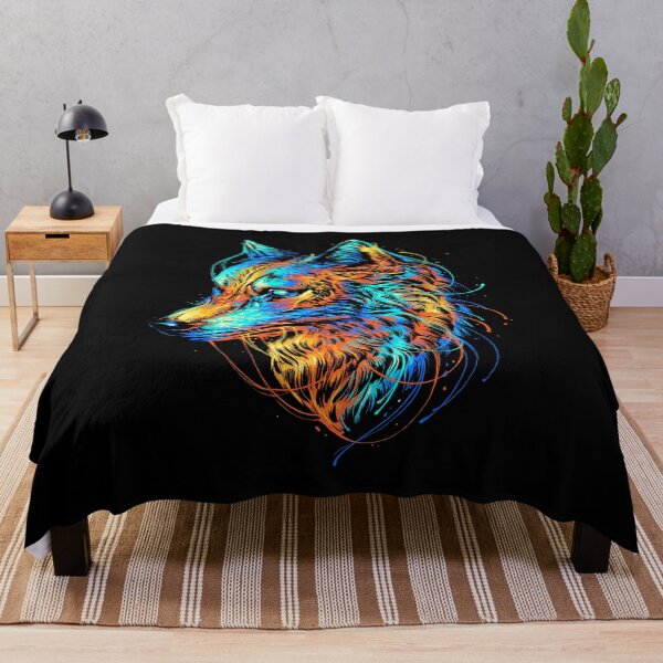 Item preview, Colorful Wolf designed and sold by glitchy-gorilla.
