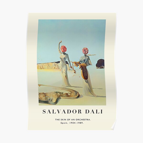 Poster-Salvador Dali-The Skin of an Orchestra. Poster