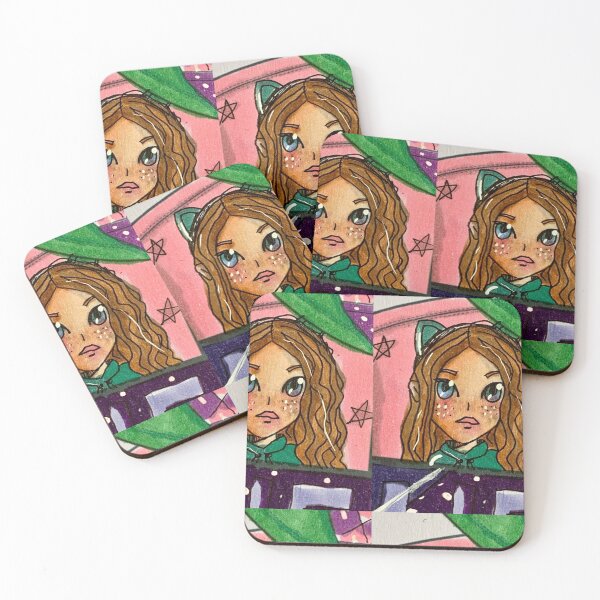 Item preview, Heidi, colourful anime  portrait design  designed and sold by Popartdesigner.