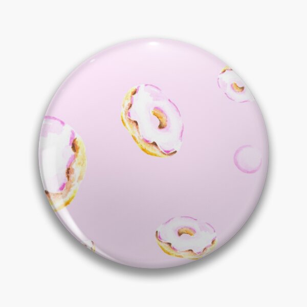 Item preview, Watercolor seamless pattern in pink colours with donuts designed and sold by Bellefotos.