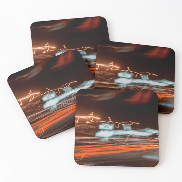Item preview, Abstract car light trails designed and sold by Rakos-Merch.
