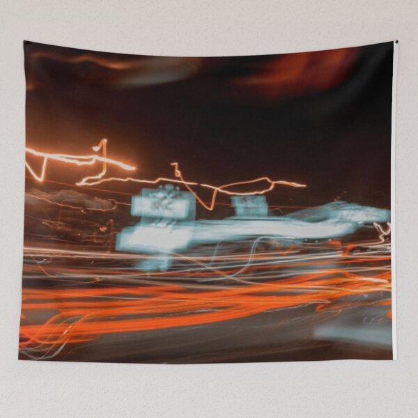 Item preview, Abstract car light trails designed and sold by Rakos-Merch.