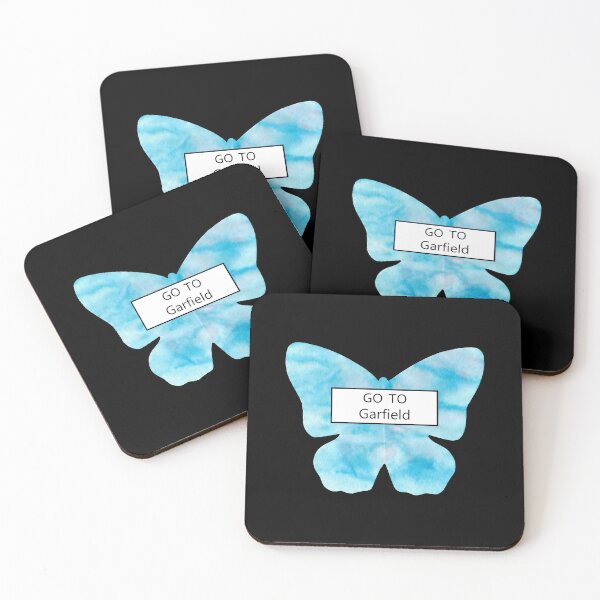 Item preview, A Part Together Game - Garfield - blue butterfly designed and sold by Jenni Ivins.