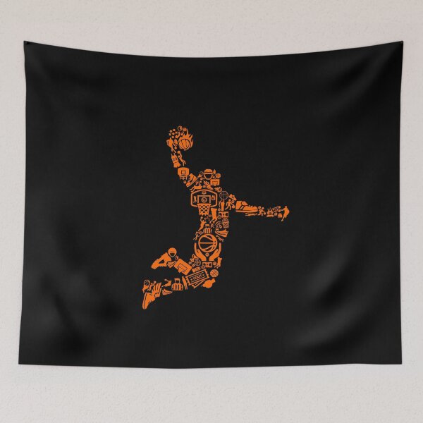 Item preview, Basketball Player Pattern designed and sold by VibrantGifts.