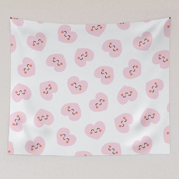 Item preview, Kawaii Pink Hearts designed and sold by cheekimori.