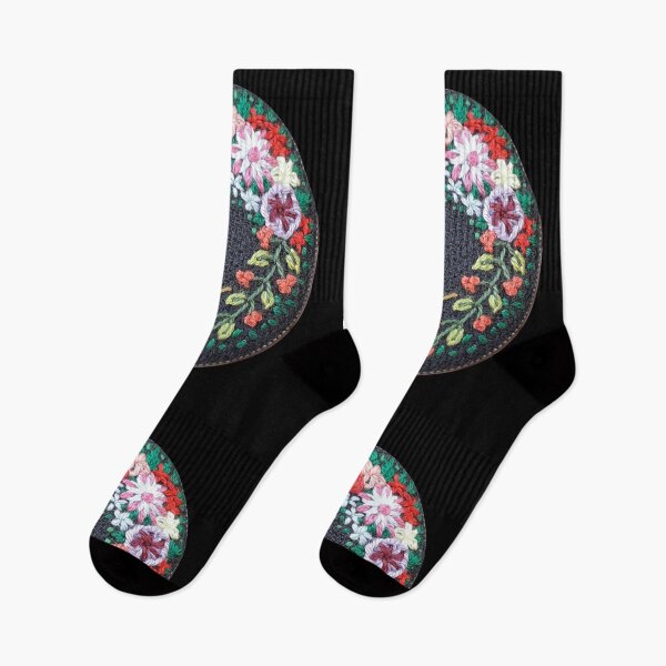 Item preview, Covered in blooms embroidered design designed and sold by ScienceWithLove.
