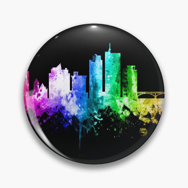 Item preview, Cedar Rapids Iowa Skyline designed and sold by ArtPrints.