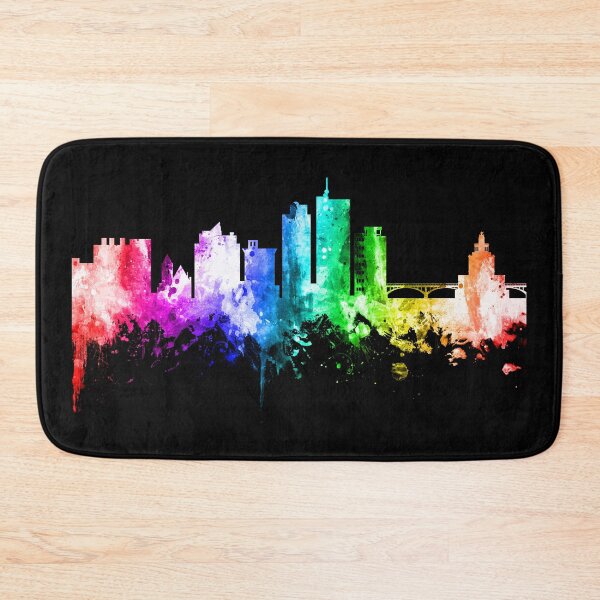 Item preview, Cedar Rapids Iowa Skyline designed and sold by ArtPrints.