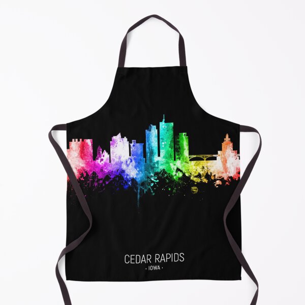 Item preview, Cedar Rapids Iowa Skyline designed and sold by ArtPrints.