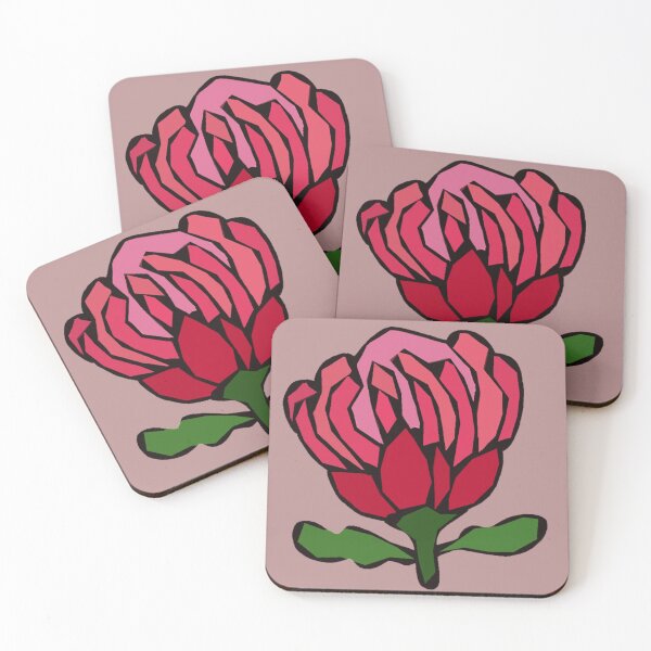 Item preview, Waratah Art Flower designed and sold by PatchPress.