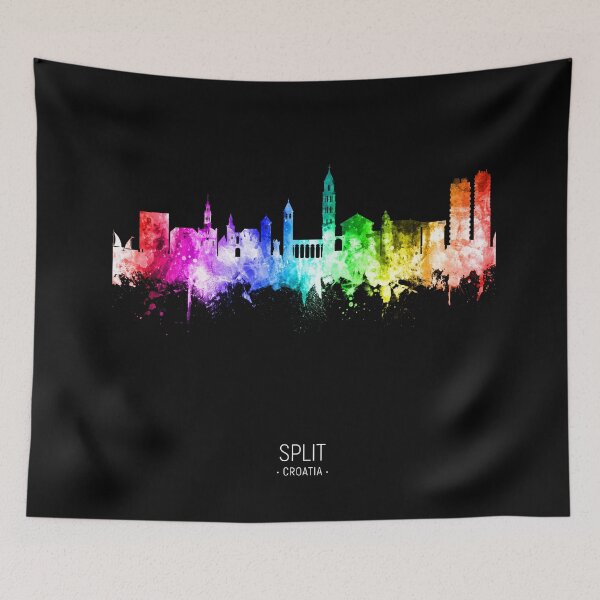 Item preview, Split Croatia Skyline designed and sold by ArtPrints.