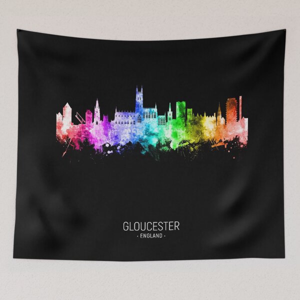 Item preview, Gloucester England Skyline designed and sold by ArtPrints.