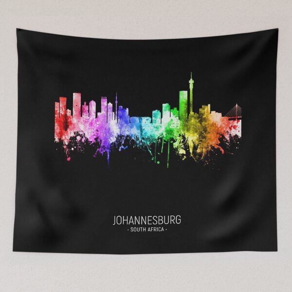 Item preview, Johannesburg South Africa Skyline designed and sold by ArtPrints.