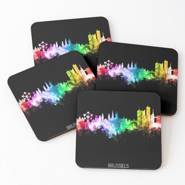 Item preview, Brussels Belgium Skyline designed and sold by ArtPrints.