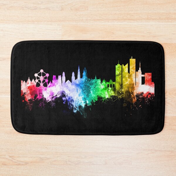 Item preview, Brussels Belgium Skyline designed and sold by ArtPrints.