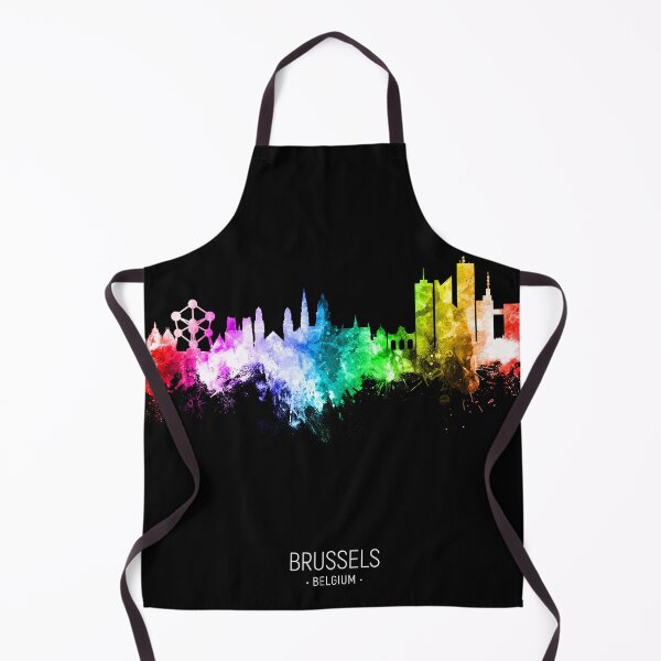 Item preview, Brussels Belgium Skyline designed and sold by ArtPrints.
