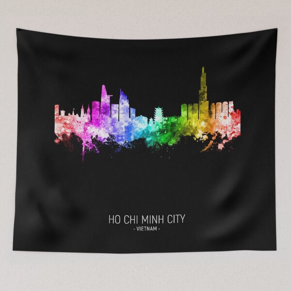 Item preview, Horizonte de Vietnam de la ciudad de Ho Chi Minh designed and sold by ArtPrints.