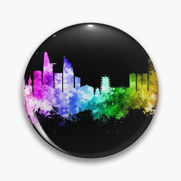Item preview, Horizonte de Vietnam de la ciudad de Ho Chi Minh designed and sold by ArtPrints.