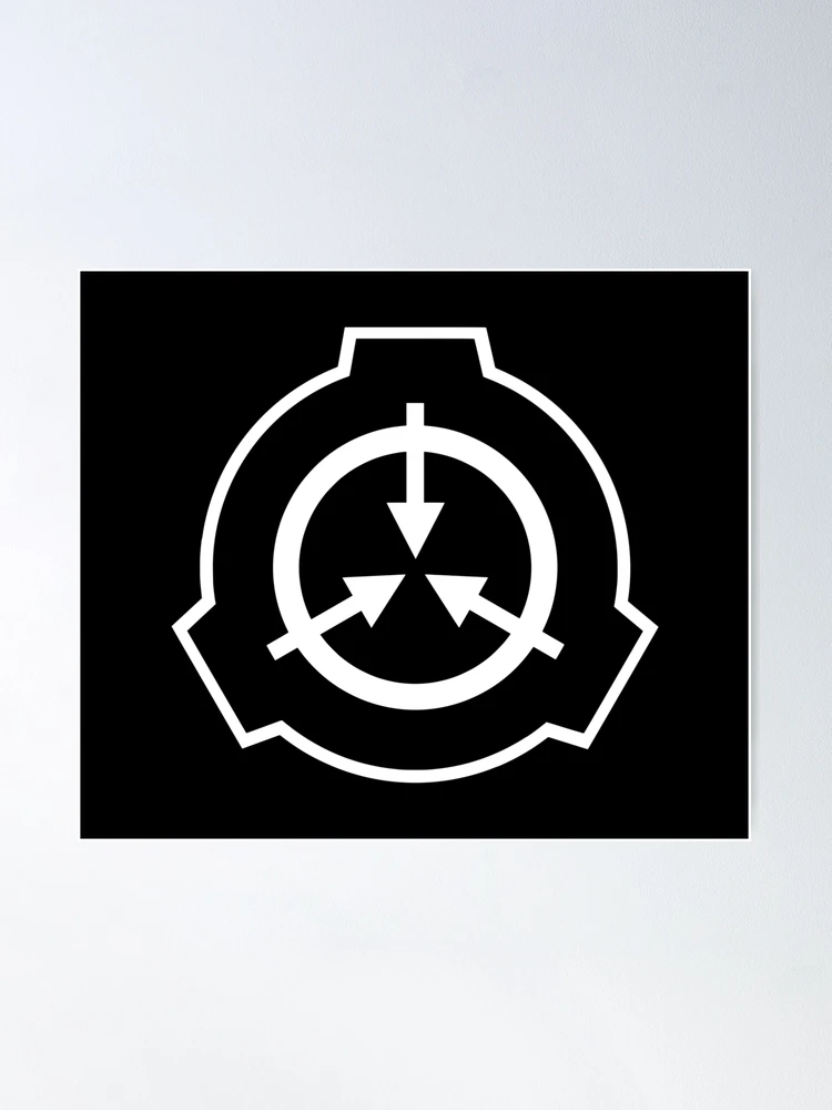 scp Foundation logo  Poster for Sale by Yu-u-Ta