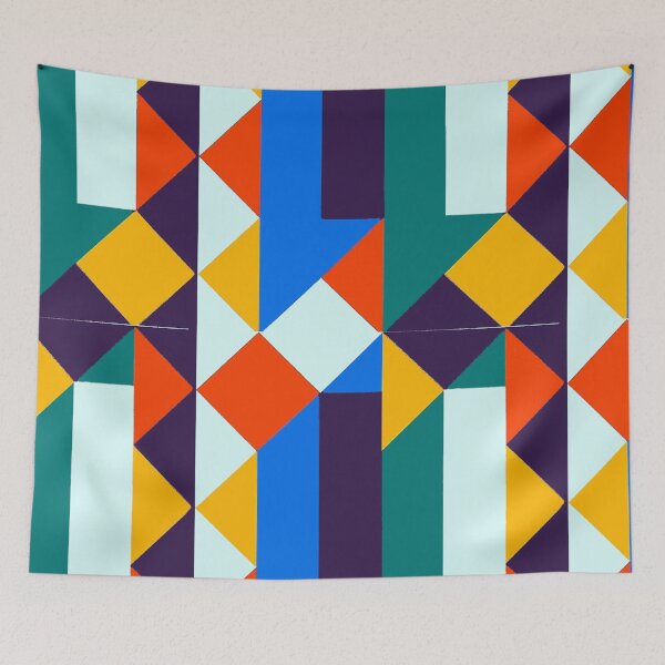 Item preview, Abstract geometric shapes pattern designed and sold by Khanchoice.