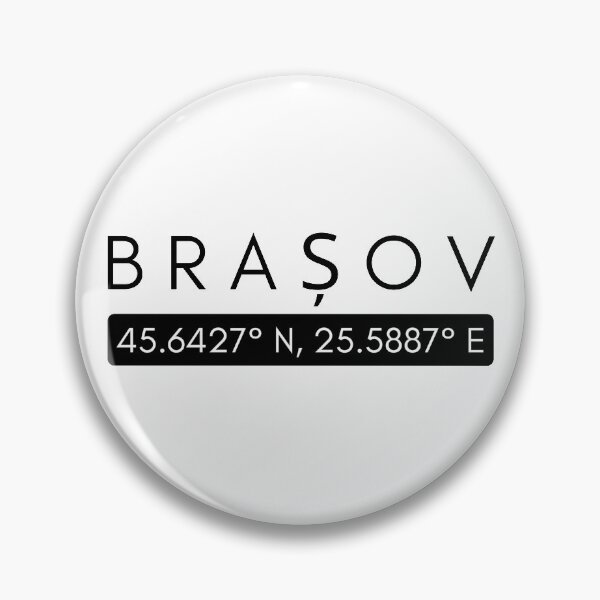 Item preview, Brașov, Romania Coordinates designed and sold by Jajamon.