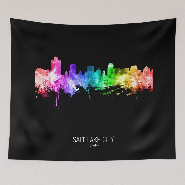 Item preview, Salt Lake City Utah Skyline designed and sold by ArtPrints.