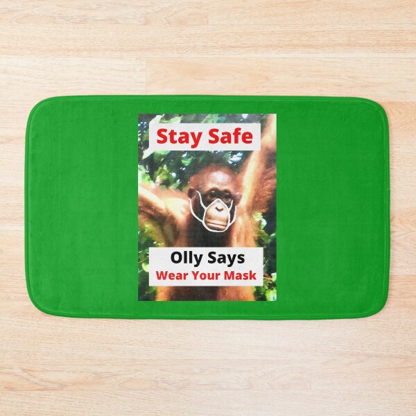Item preview, Stay Safe, Olly says wear your mask designed and sold by Bagsyrose.