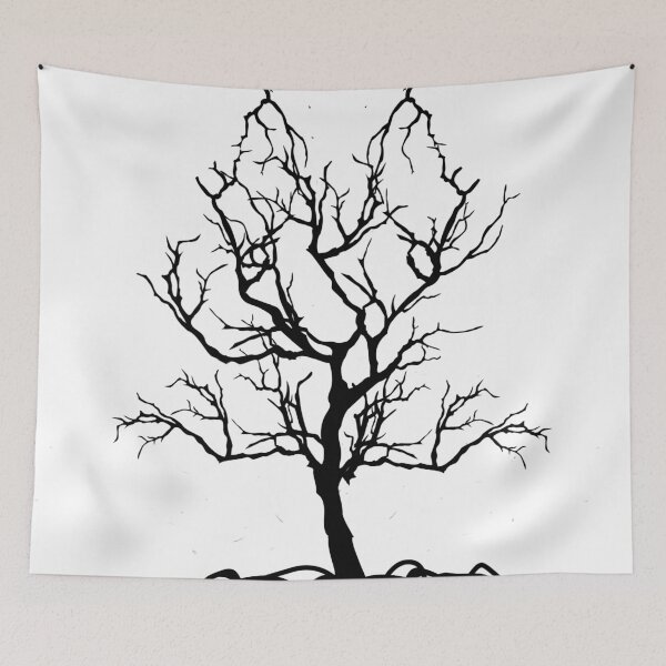 Item preview, Birch Tree Black Branch Dead Tree designed and sold by Ashis Kayal.